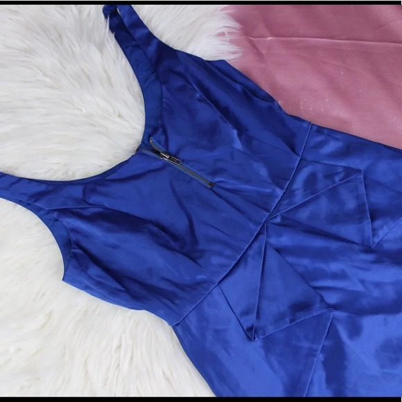 BCBGENERATION Peplum Ultramarine Cocktail Dress - Picture 2 of 8